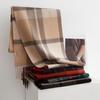 Christmas 100% Wool Scarf, High-quality Women's Versatile, Plaid Stitching Warm Neck