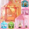 Large Princess Castle Children Indoor Play Tent Portable Tulle Garden Folding Play Tent Playhouse