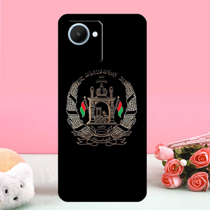 Баннер с флагом Афганистана для Realme 9 10 11 12 Pro Plus GT Neo 5 GT3 C11 C30 C31 C33 C35 C25s C21Y C51 C55 C53, чехол