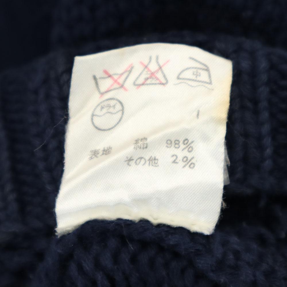 POLO COUNTRY Ralph Lauren Винтажный трикотажный свитер из хлопка с длинным рукавом Женский Б/У