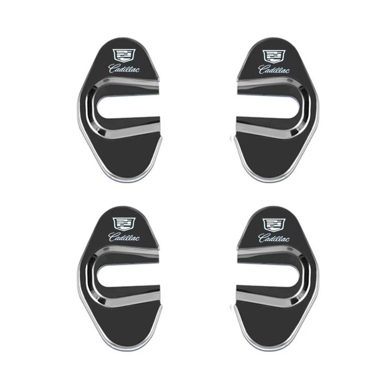 Car Decoration 4pcs Door Lock Cover Case for Cadillac CTS CT4 CT5 CT6 XT4 XT5 XT6 Metal Auto Exterior Accessories