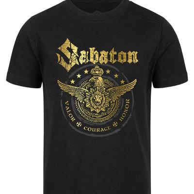 Черная футболка группы Sabaton, унисекс, все размеры, короткий рукав JJ5080