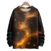 Ladies' Fashionable Casual Long Sleeved Christmas Printed Round Neck Knitted Yarn