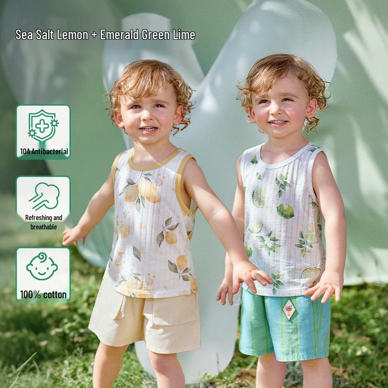Хлопковый жилет Ou Yun Jelly Cool Summer без рукавов для малышей