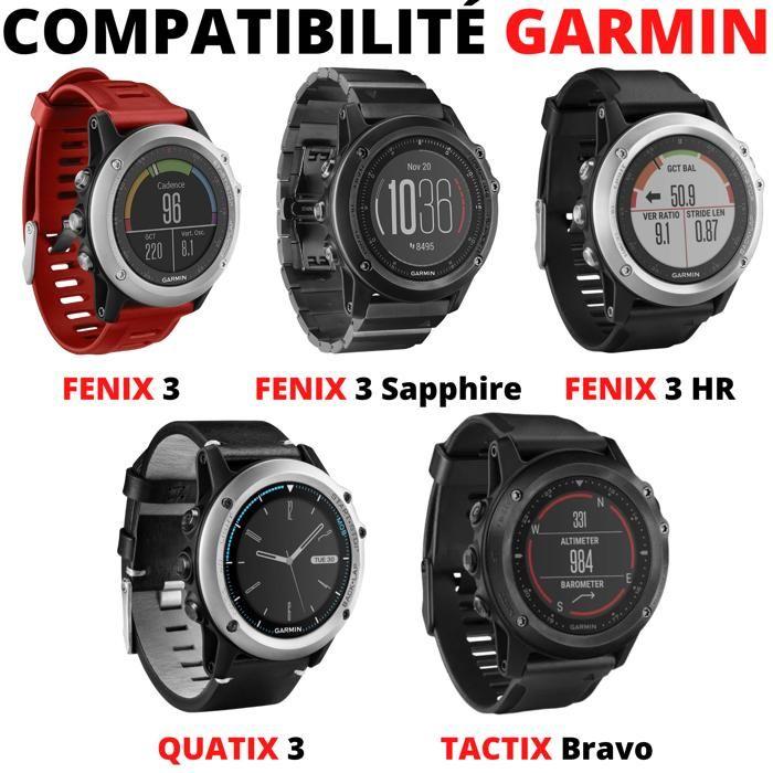 Chargeur Secteur 12W + Cable Compatible avec Garmin Fenix 3 Fenix 3 Sapphire Fenix 3 HR Quatix 3 Tactix Bravo Phonillico®