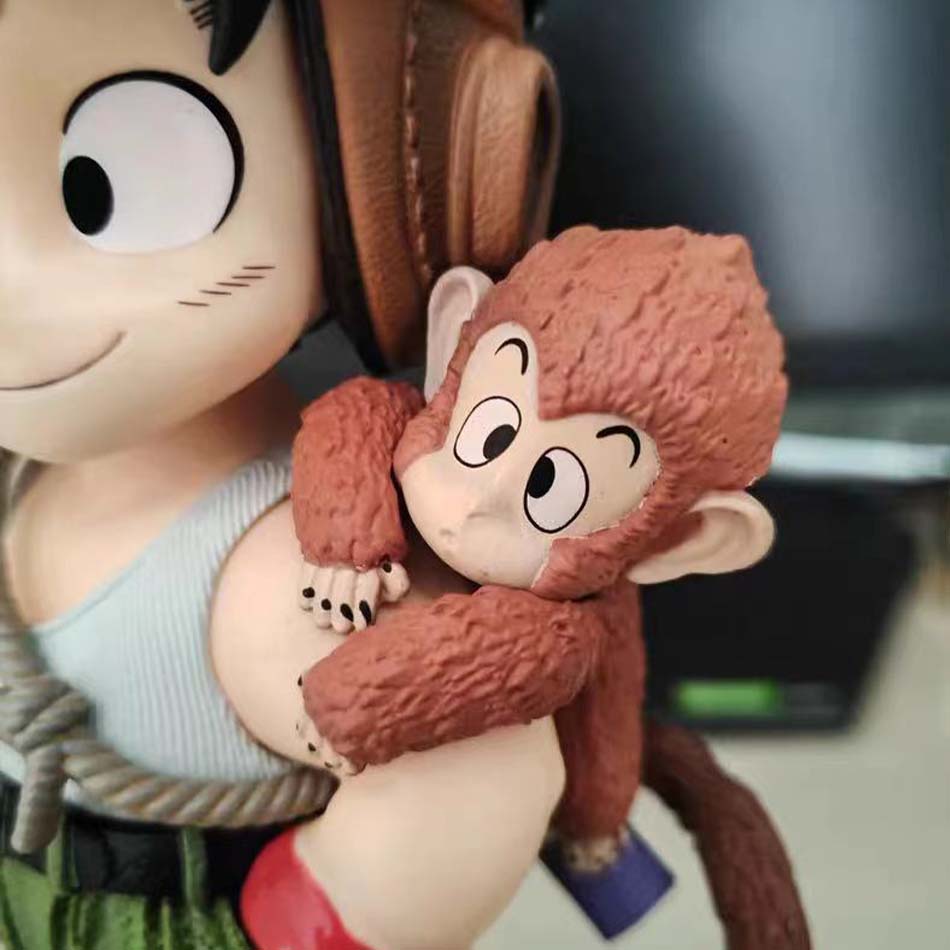 Фигурка Сон Гоку из аниме Dragon Ball с обезьяной, Малыш Гоку, Фигурка действия 26 см, ПВХ, Статуэтка, Коллекционная модель, Игрушки, Подарки