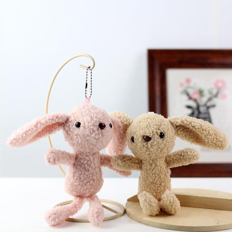 Очаровательный плюшевый брелок-кролик, мягкая плюшевая кукла-кролик для девочек, для рюкзака