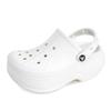 Crocs Женские тапочки Bella Clog на платформе S, белые 210062 100