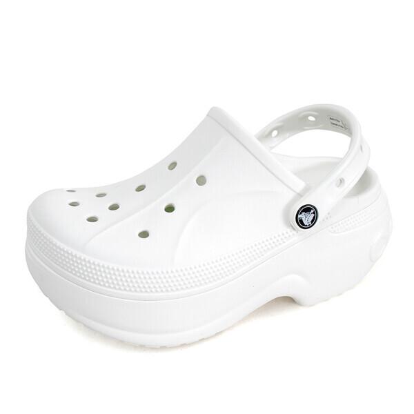 Crocs Женские тапочки Bella Clog на платформе S, белые 210062 100