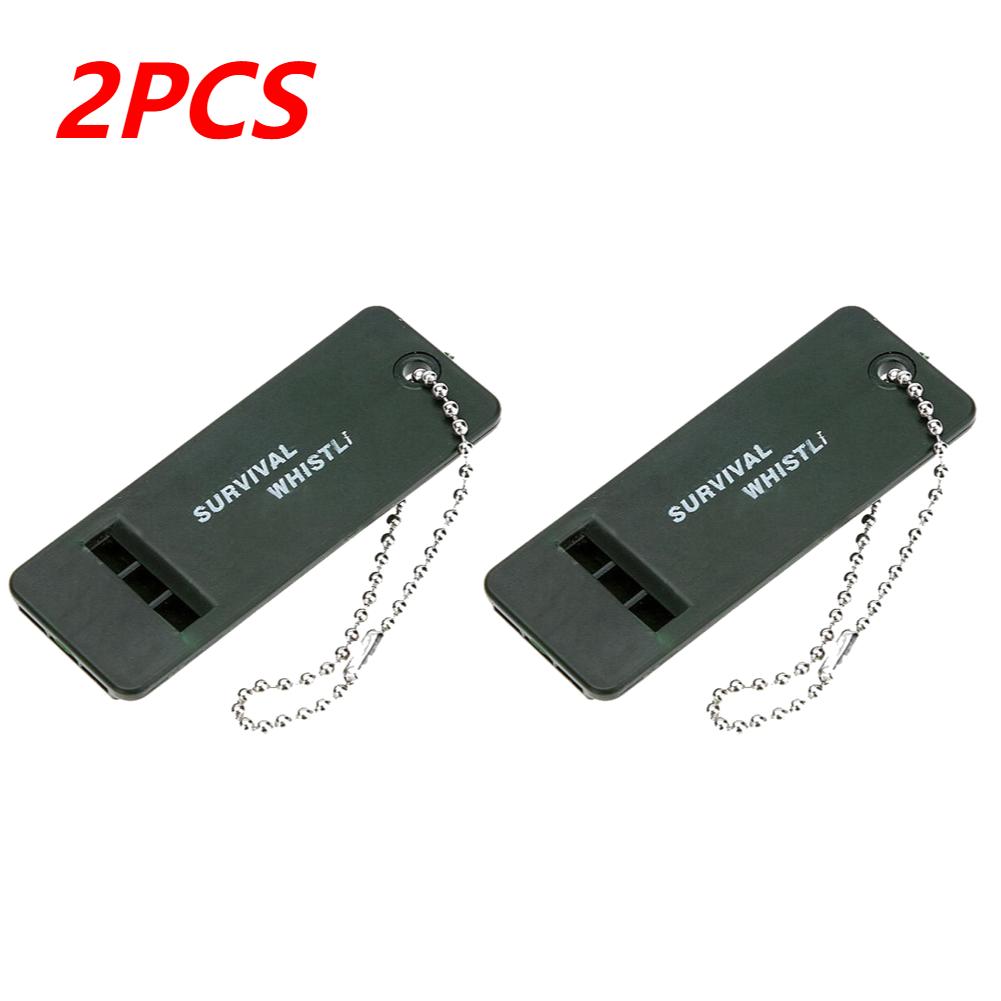 1-10PCS 3-Frequency Whistle High Decibel Survival Whistle Outdoor Hiking Camping Emergency Survival Whistle Whistle