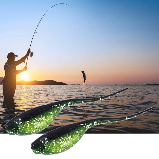 0,7 г/5 см искусственная приманка с яркой кожей для ловли рыбы, прочный двойной цвет, игольчатый хвост, мягкая приманка для головастика, принадлежности для рыбалки