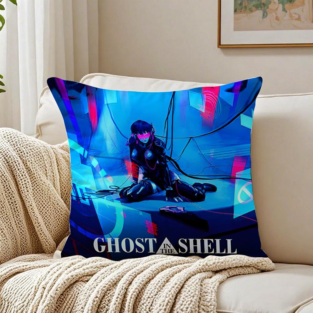Аниме фантастика GGhost IIn The SShell Наволочка Подушка Антипылевой клещ Гостиная Диван Декор Подушка Комната