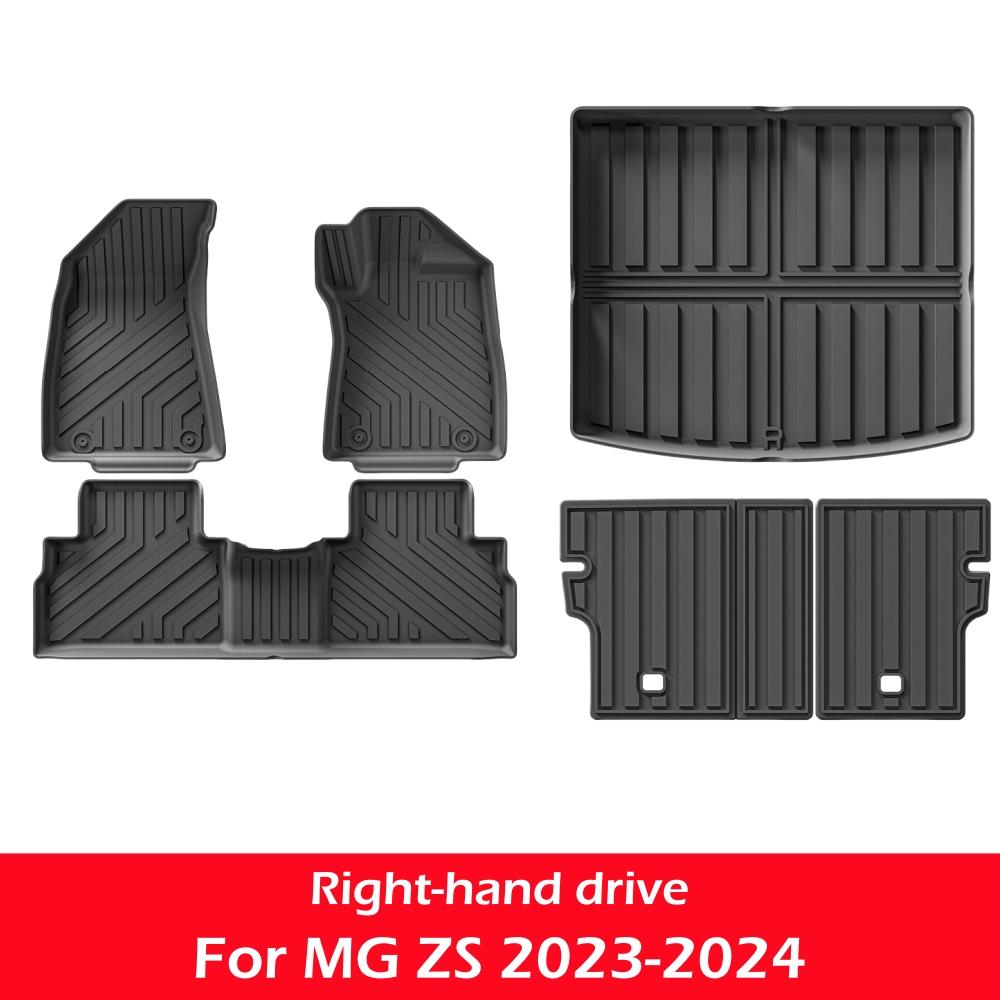 Коврики TPE для пола, напольные ковры, подходят для MG ZS EV 2025-2025 с правым рулем, индивидуальные всепогодные напольные покрытия TPE