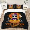 3pcs The Pumpkin King Jack Zero Print Cover Set Ultra Soft, Breathable, and Comfortable Bedding with Stylish Design for Bedroom and Guest Room De
