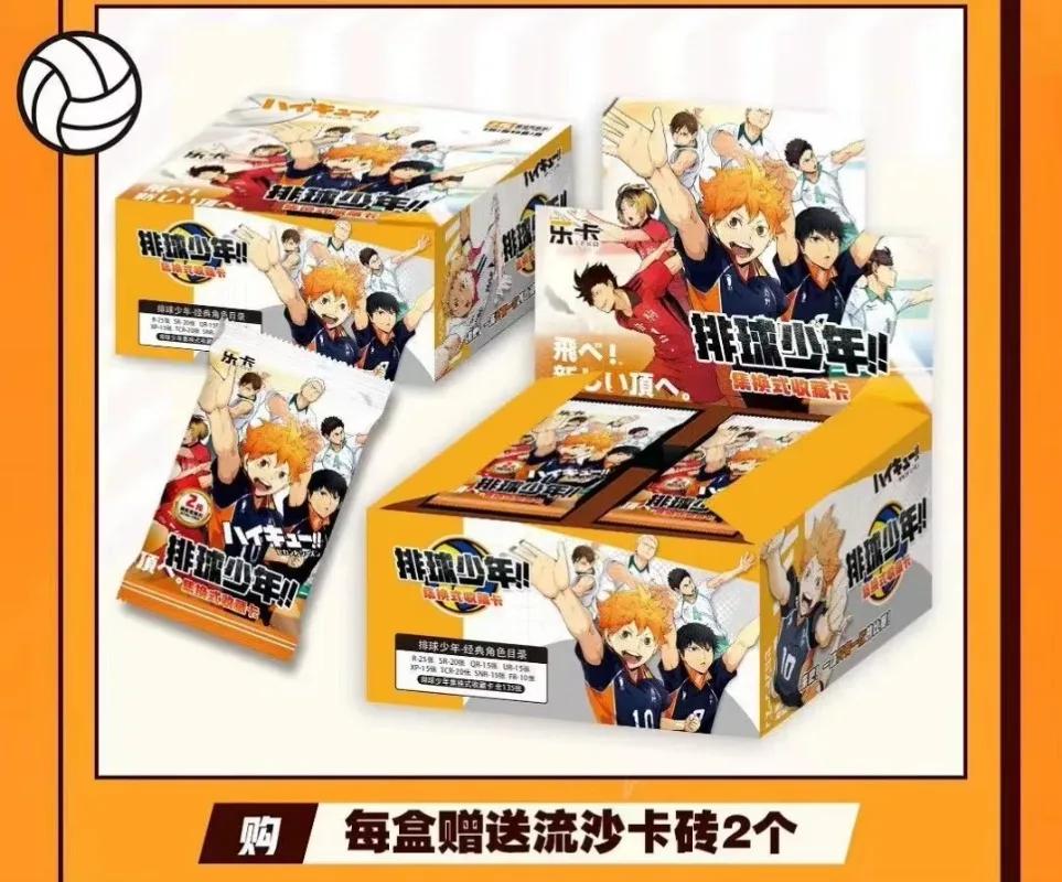 Новая Бустерная Коробка Haikyuu Карты Хюга Сёё Кагэяма Тобио Цукисима Хотару LR GMR Коллекция Карт Персонажей Аниме Игрушки Подарки