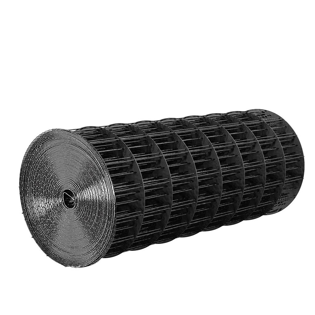 Hardware Cloth 61cm x 7.62m, 2 x 3 in Mesh 16 Gauge Galvanized Wire Mesh Roll, Weather-Resistant Vinyl Coated Chicken Wire Fencing, Heavy Duty Welded