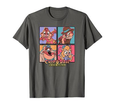 Футболка с панелью персонажей Disney Chip 'n' Dale Rescue Rangers