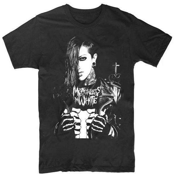 Motionless In White Band For Fans Heavy Cotton Black S-5XL T Shirt