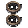 2 Pcs Drill Press Spring Chromed Steel Universal Quill Feed Return Coil Spring for Drilling Milling