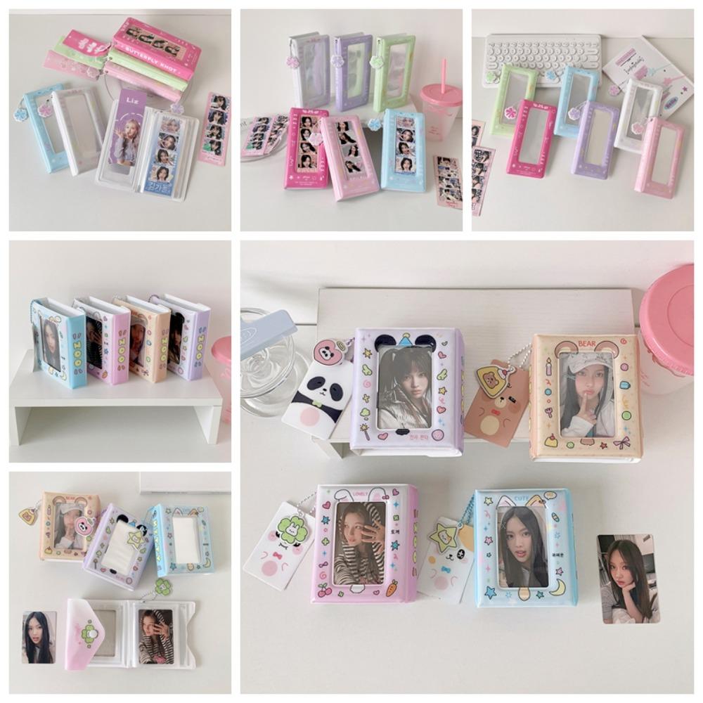 3in ID Photo Korean Photocard Holder PVC Card Cover Idol Card Display Protector School Stationery