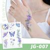 Rikalong Waterproof Cartoon Glitter Tattoo Stickers - Dreamy Gradient Face Designs