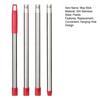 Mop Stick Stainless Steel Mop Replacement Handle Convenient Brooms Handle Stick with Hanging Hole for Home