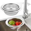 1/2 PCS Stainless Steel Sink Garbage Filter Colander Drain Basket Drain Rack for Filter Kitchen Waste & Wash Vegetables Fruits