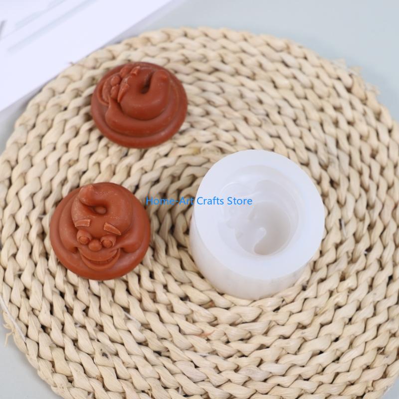 Y3NA Poop Shaped Mould Funny DIY Baking Molds for Party Decoration