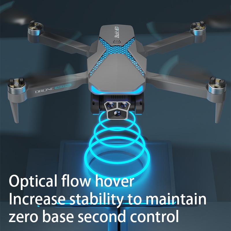 New AE7 Drone 8K HD ESC 3 Cameras Hovering Brushless Motor Obstacle Avoidance Optical Flow Positioning Quadcopter Aerial Photography Toy Gift
