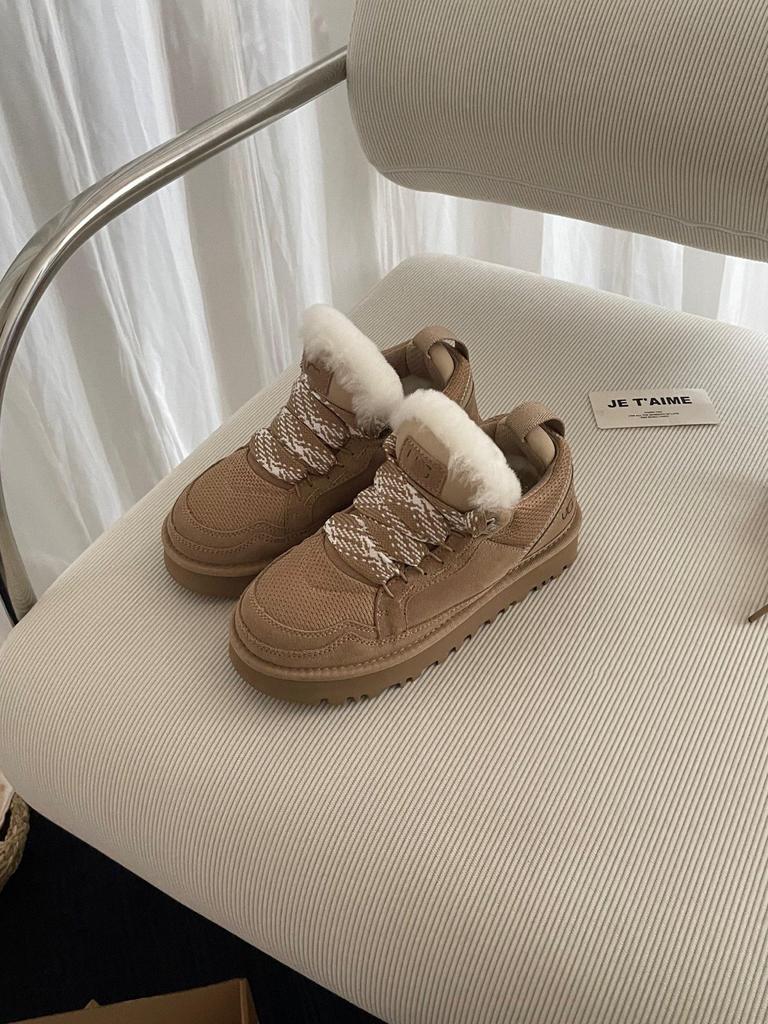 Женские зимние ботинки Henan Sangpo на толстой подошве, с меховой подкладкой, из коровьей кожи