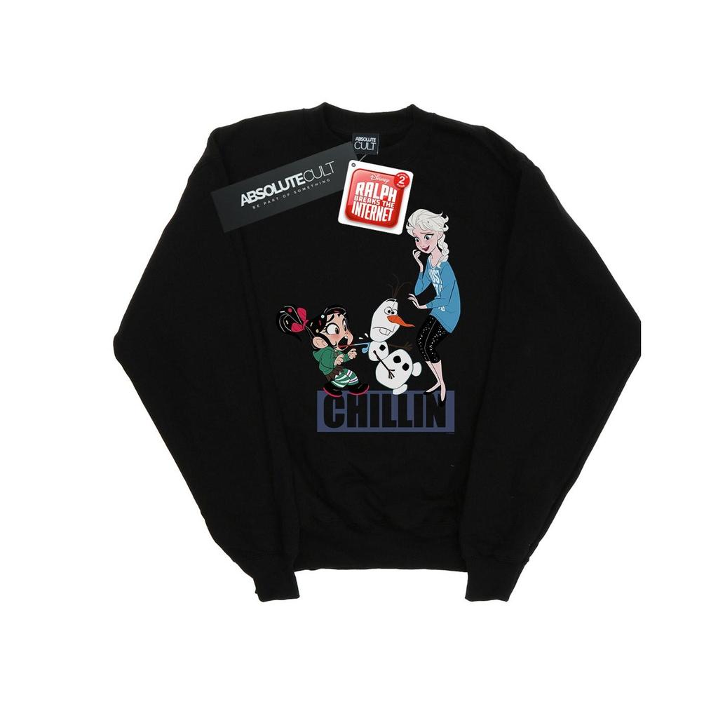 Disney Womens/Ladies Wreck It Ralph Elsa And Vanellope Sweatshirt