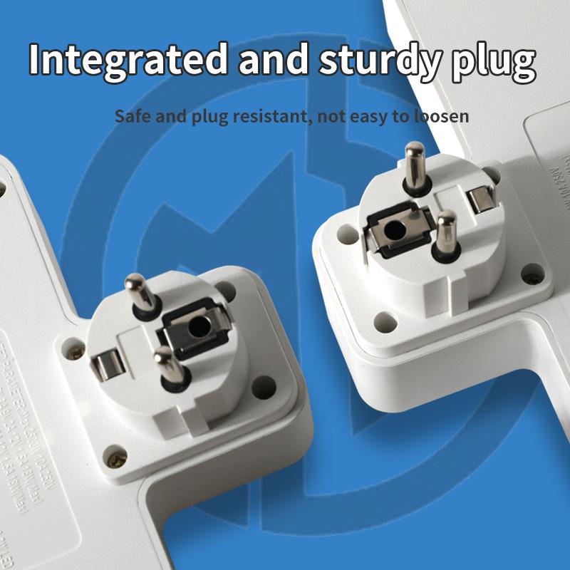 European Style Russian One To Many with USB Charging Conversion Socket  Central and Eastern European Standard Small Night Light Plug