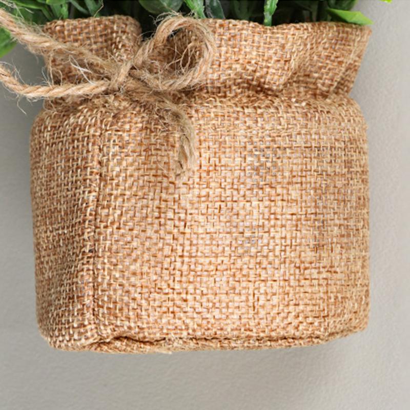 Стол в горшке Маленькие искусственные растения в горшках из дерева Бонсай Мини Искусственные цветы Растения для гостиной