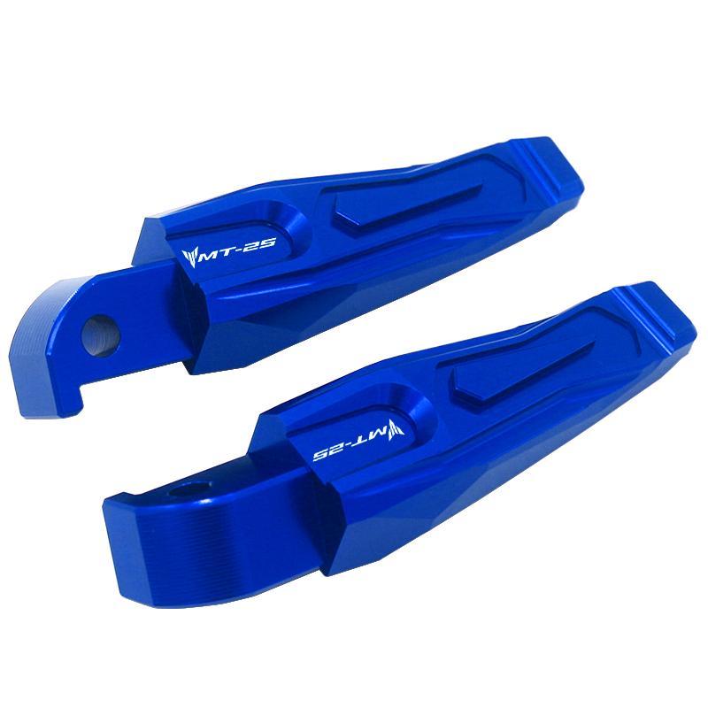 Motorcycle Rear Foot Pegs Passenger Foot Pedal Rests For Yamaha MT03 MT 03 25 MT25 YZF R3 R25 MT-03 MT-25