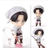 10cm Attack On Titan Levi Rivaille Rival Ackerman Mobile Cleaner Action Figure Toys Doll Collection