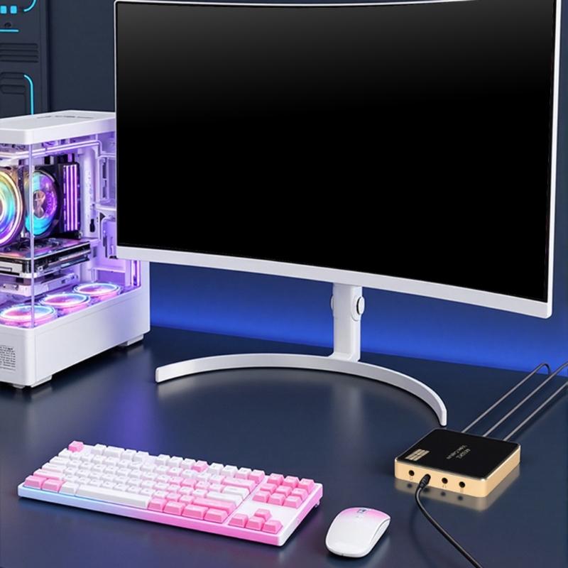 Металлическая карта видеозахвата 4K60 Гц USB 3.0 Мгновенная настройка Совместима с несколькими системами