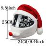 Santa Cycling Helmet Christmas Motorcycle Helmet Cover Full Face Safe Hat Santa Claus Racing Cap Merry Christmas Decoration Gift
