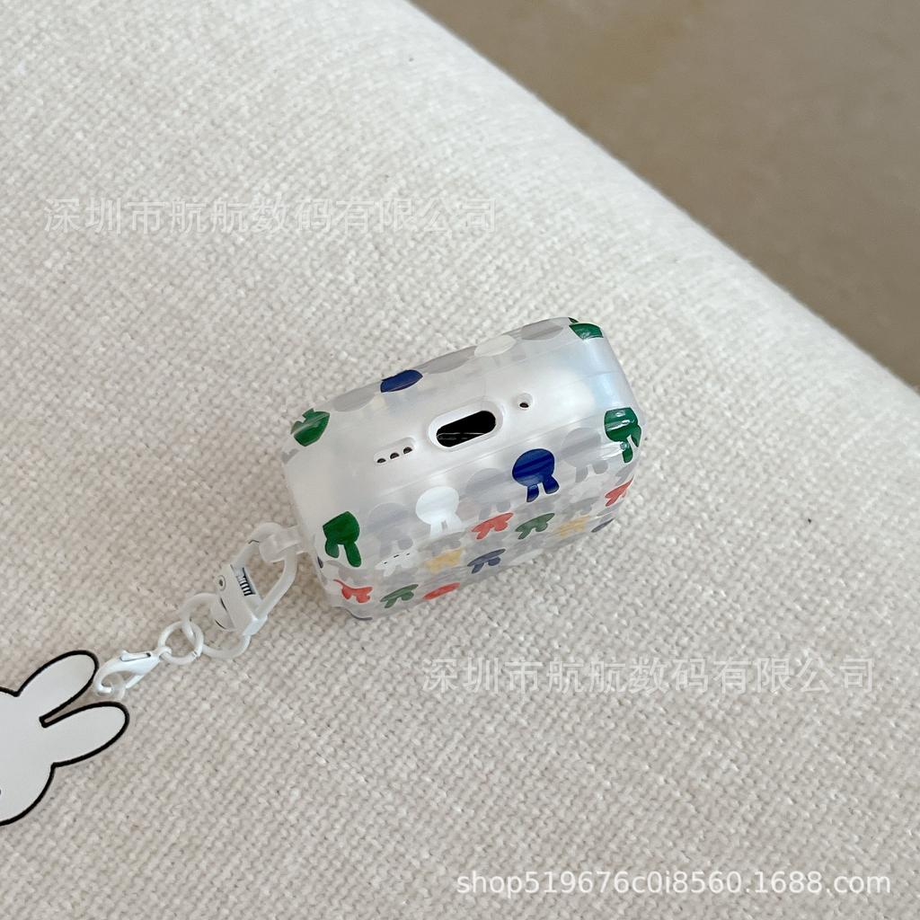 Plaid Miffy Rabbit for AirPods pro1 protective case AirPods 1 Apple earphone cover 1 generation 1 generation pro1