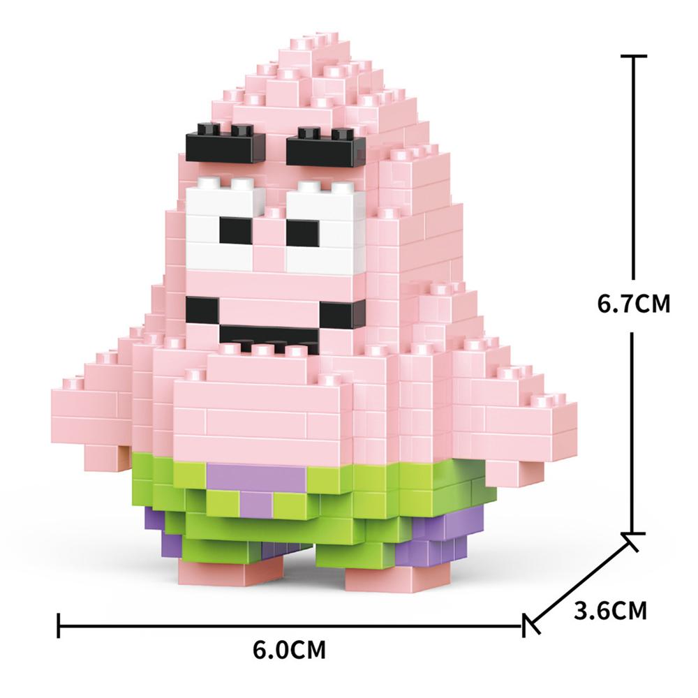 Cartoon Anime Blocks Kuromi My Melody Cinnamoroll Mouse Building Blocks Doll Toy Kids Birthday Gift