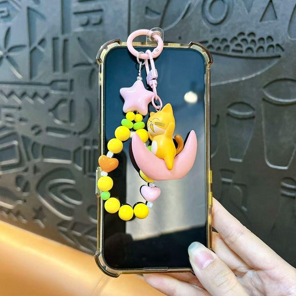 Soft Furry Simulated Cat Doll White Gray Stuffed Cat Keychain Kitten Plush Toy  Pet Toys