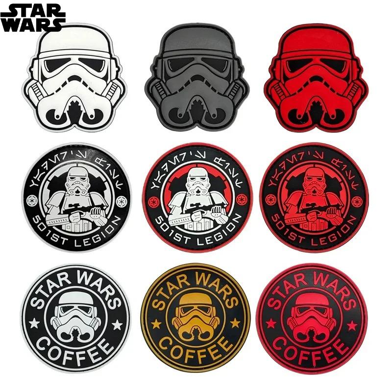 Star Wars Pvc Soft Rubber Badge, Interstellar Guard, Imperial Soldier, Adhesive Nylon Fastener Patch, Anime Decoration