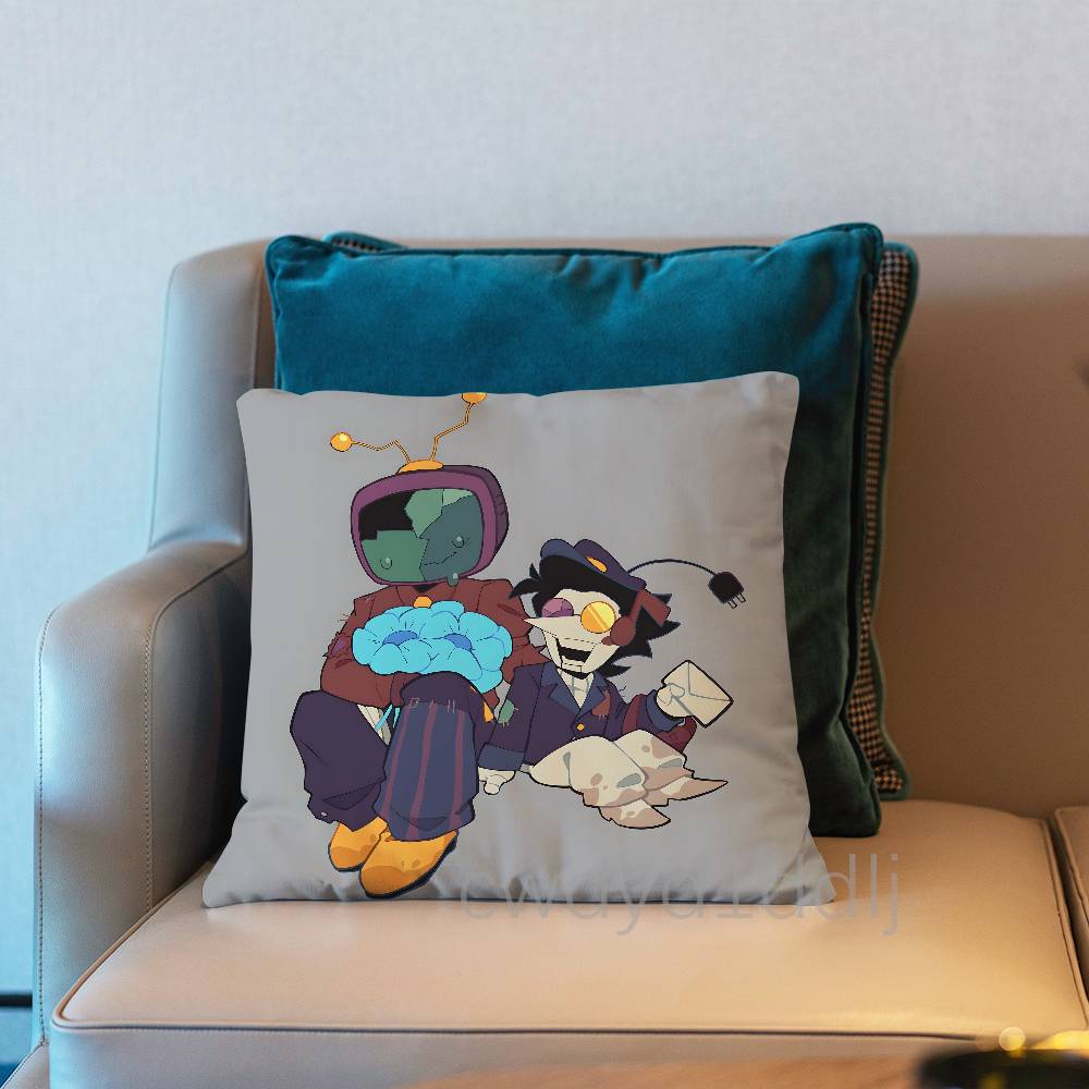 SSpamtenna DDeltarune Pillow Case Cover Square Sofa With For Pattern Comfortable Cushion suitable Of Room
