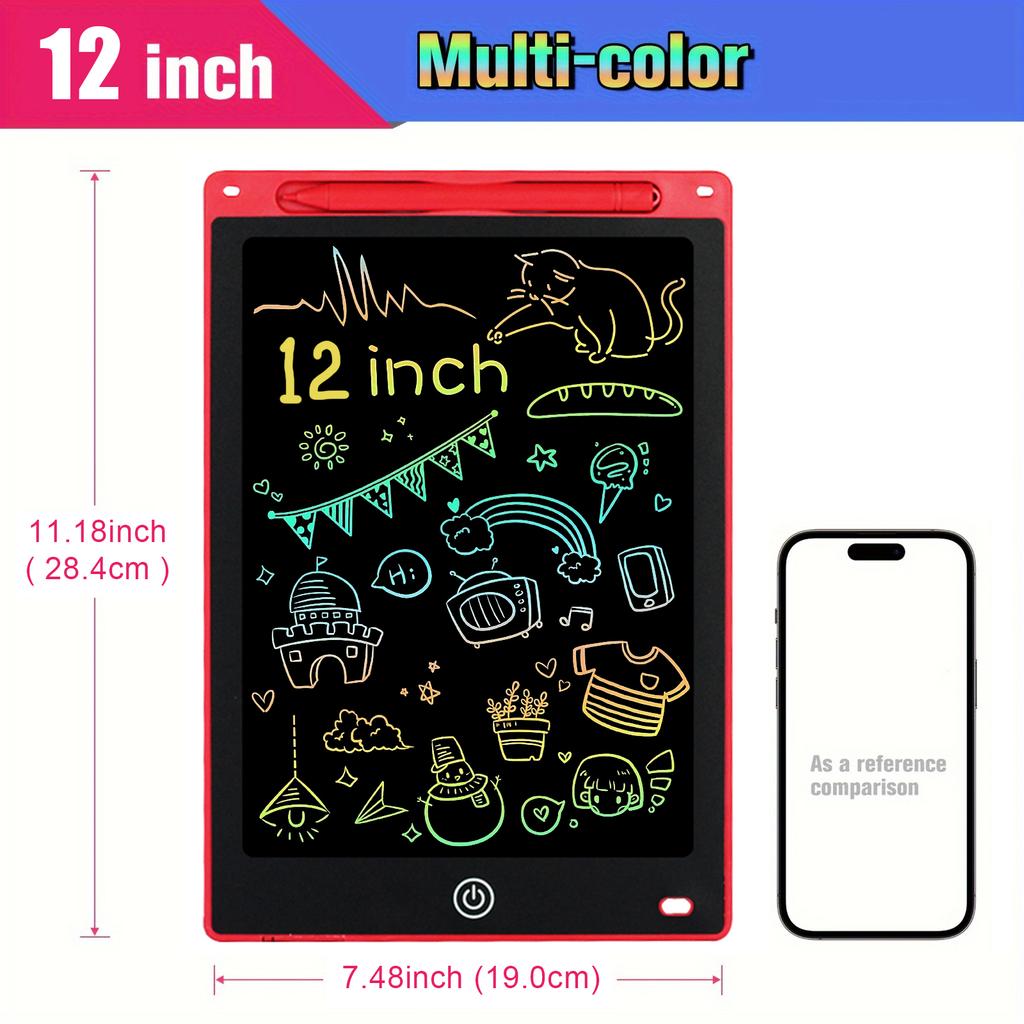 12 Inch LCD Writing Tablet Electronic Handwriting Drawing Board Digital Graphic Doodle Pad Educational Toy for Kids