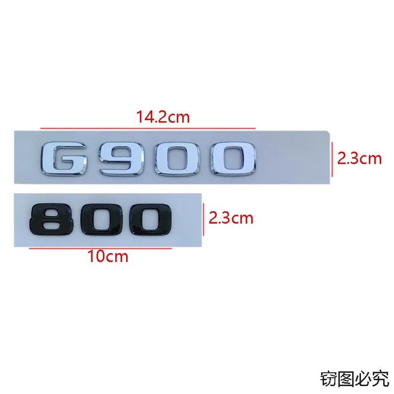ABS Car Body Side Letters Badge Tail Trunk Sticker for Mercedes Benz G700 G800 G900 900 800 700 Emblem W210 W213 W204 W251 W111