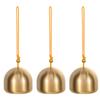 PATIKIL Small Hanging Bells, 2-Piece Chinese Feng Shui Bells, Lucky Wind Chimes for Doors and Windows, Home and Garden Decor, Wealth and Security