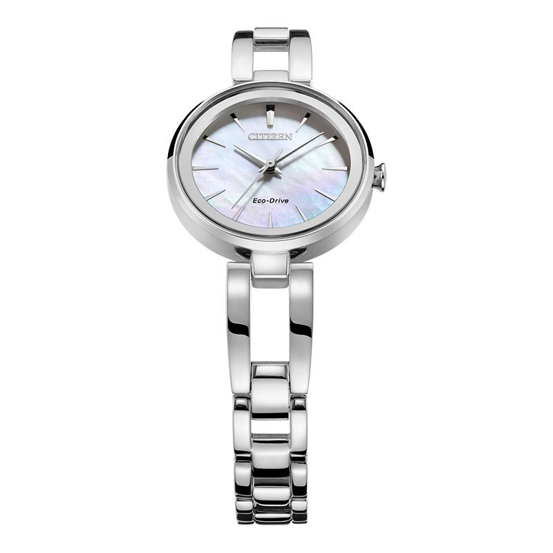 Citizen Коллекция Eco-Drive Часы на кварцевом механизме с питанием от света Браслет из нержавеющей стали EM0631-83D