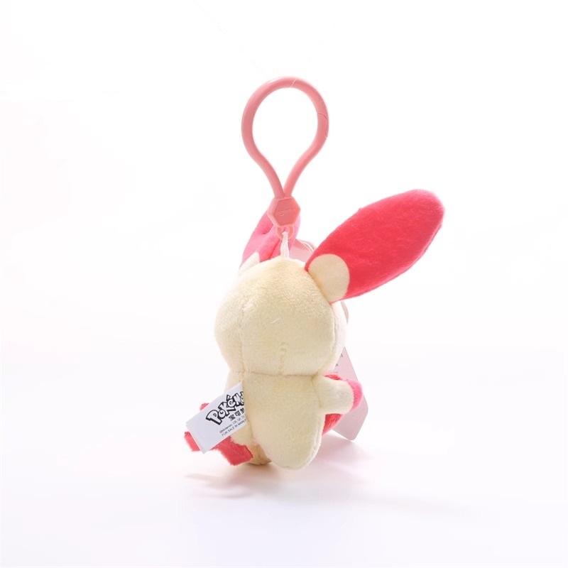 Genuine Pokemon Plusle Minun Love Series Kawaii Plush Stuffed Toy Keychain Backpack Pendant Keyring Doll Birthday Gifts For Kid