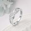 Eternity Ring Engagement Rings Sterling Silver 925 Rings For Women Silver Wedding Lady Infinity Jewelry (Ri101804 )