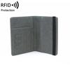RFID-Блокирующий Держатель для Паспорта из Искусственной Кожи: Шикарный, многофункциональный чехол для документов для путешествий