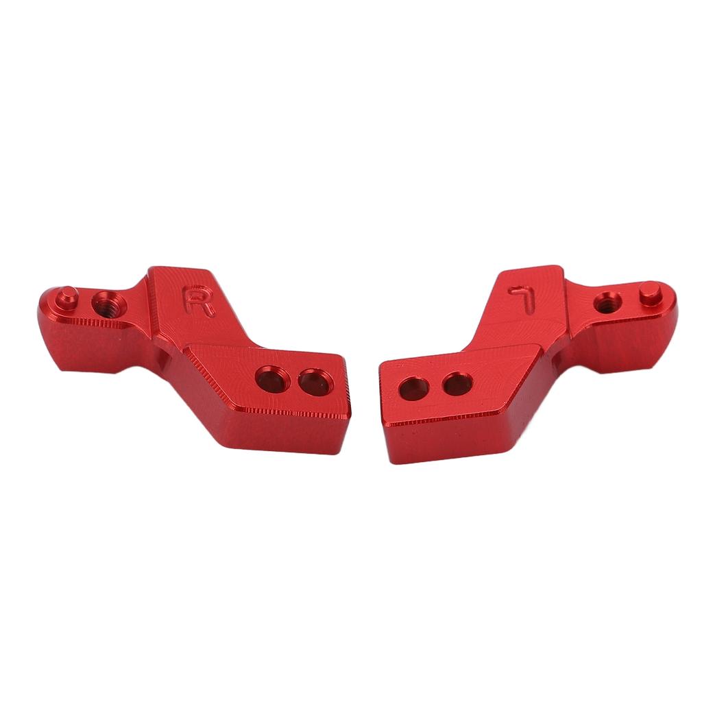 2pcs Front Bumper Mounts Aluminum Alloy Lightweight Front Fixing Seats with Screws Wrench for SCX24 1Celsius24 RC Car